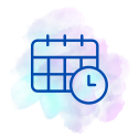 calendar clock icon